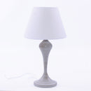 Lampada da Tavolo Ø25xH46 cm in Metallo Grigio