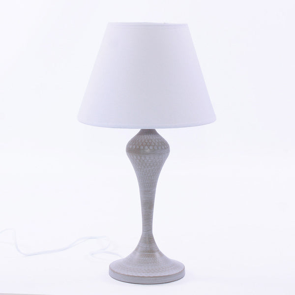 sconto Lampada da Tavolo Ø25xH46 cm in Metallo Grigio