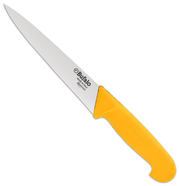 Fleischermesser Klinge 14 cm Buffalo Scanno Costa Tonda S96/14 Gelber Griff acquista