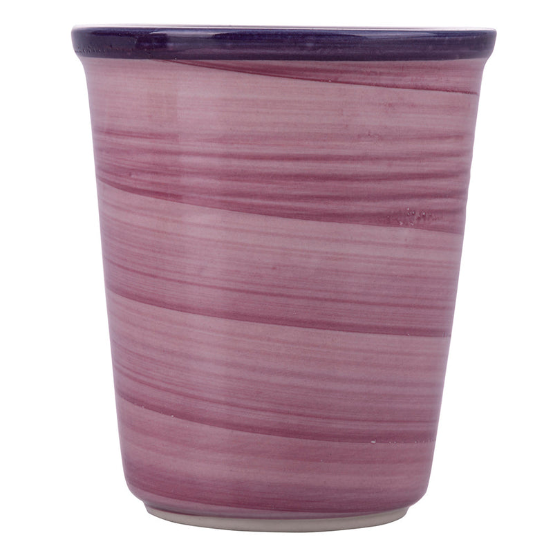 Set 6 Bicchieri Acqua Baita Provence in Ceramica VdE Tivoli 1996 Rosa