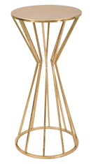 Porta Telefono Stick Glam Ø38x80 cm in Ferro Oro