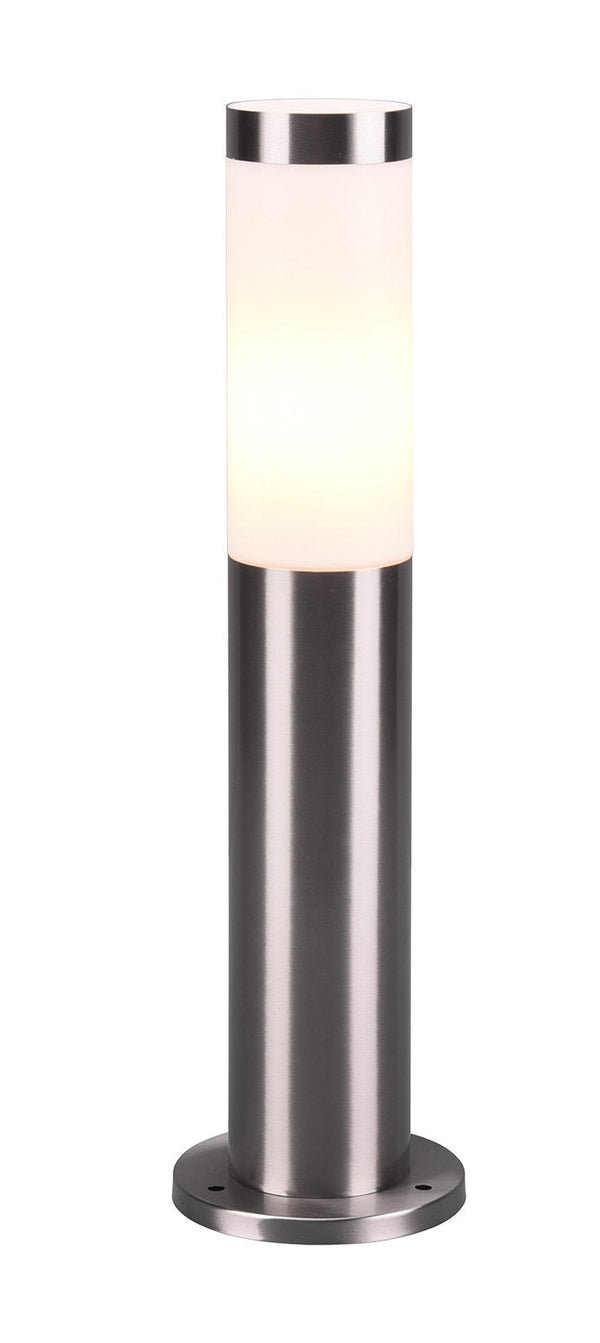 Lampada Palo da Esterno Attacco E27 in Acciaio  Nichel Satinato online