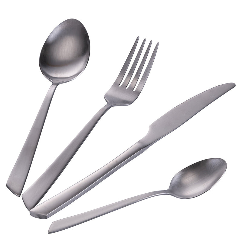 Servizio Set di Posate 24 Pezzi in Acciaio Inox VdE Tivoli 1996 Cut Silver