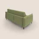 Divano Letto 3 Posti 195x95x96 cm in Tessuto Verde