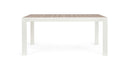 Tavolo Allungabile da Esterno 160-240x100x75h cm in Alluminio e Polywood Belmar Vapor  