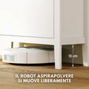Scarpiera Slim 80x24x131 cm con 3 Cassetti e Ripiani Regolabili per 21 Paia di Scarpe in Pannello di Particelle Bianco      