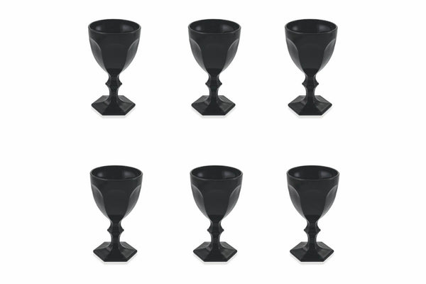 acquista Packung mit 6 Weinkelchen 170 ml Villa d'Este Home Tivoli Wonderland Black