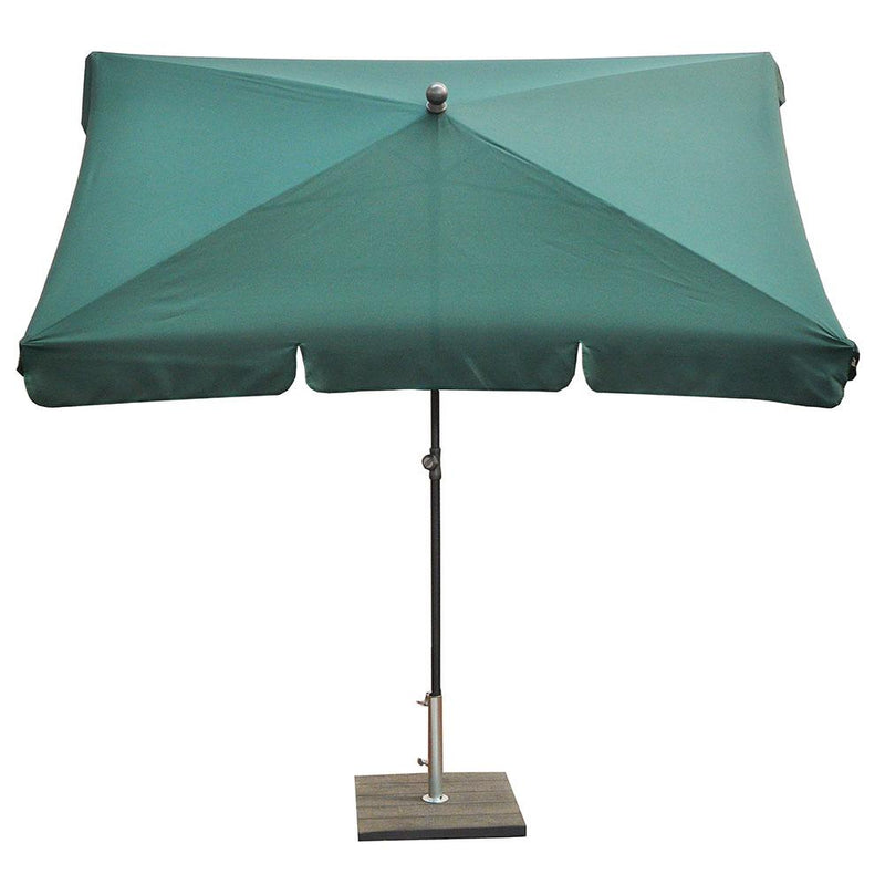 Ombrellone da Giardino 210x130 cm Palo Ø27 mm in Acciaio Maffei Novara Verde