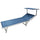 Soriani Aluminium Garten-Sonnenliege Riccione Blau