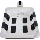 Vasca Idromassaggio da Esterno Spa Smontabile 180x180x65 cm 6 Persone Oslo Plus Pannello OLED