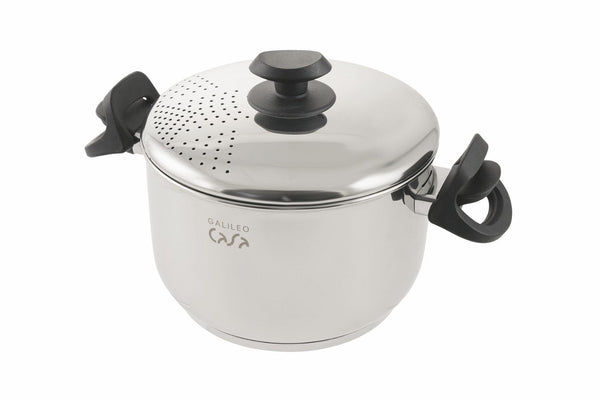 prezzo Stahltopf mit Sieb Ø22cm Soriani Nudeltopf