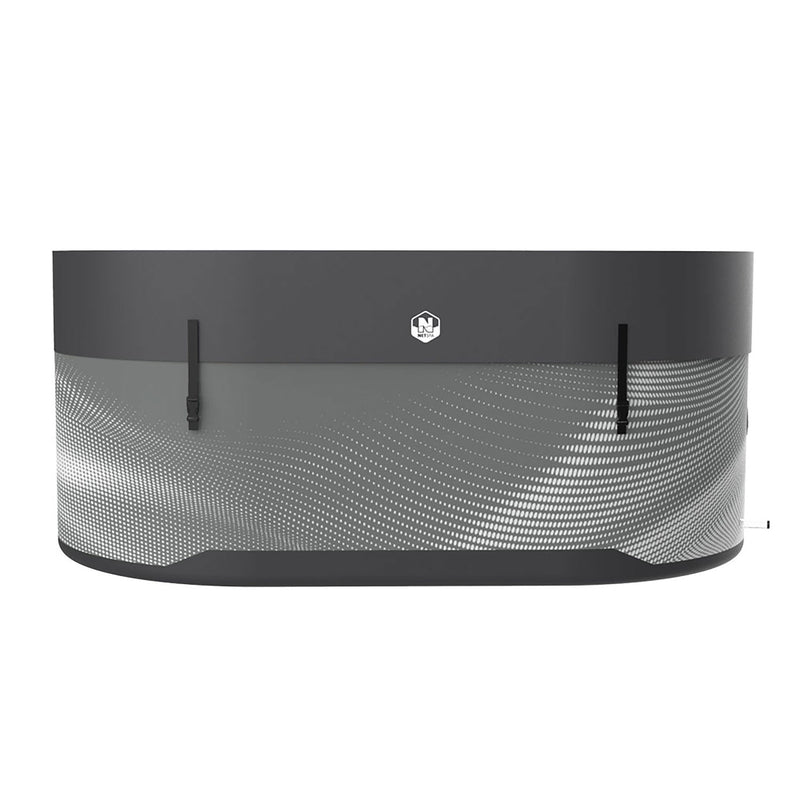 Piscina in Drop Stitch per Bagni di Ghiaccio 170x92x67A cm NetSpa Jarvi Grigio