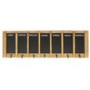 Lavagna settimana con appendino in legno 7 posti e gessetto cm 80x25x4