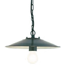 Lampada Sospesa Piccola Colore Grigio per Esterno Linea Piatto Antico Sovil