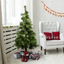 Albero di Natale Artificiale 120 cm 124 Rami Verde 