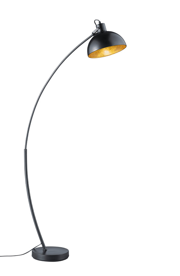 Innenstehlampe E27 aus mattschwarzem Metall online