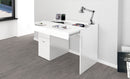 Scrivania 1 Anta 1 Cassetto 100x60x75 cm Sliding Larice bianco