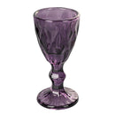 Set 6 Tazzine per Liquori Liquorini Prisma Provence in Vetro VdE Tivoli 1996 Viola