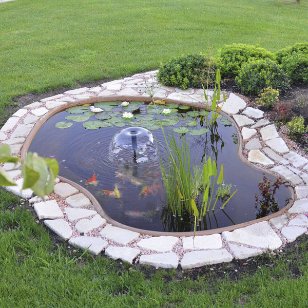 Künstlicher Gartenfelsenteich 207 x 205 x 95 cm 2180 Liter acquista