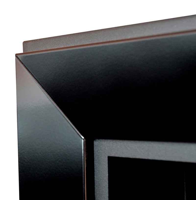 Camino a Bioetanolo da Parete 180x49 cm  Frame 1800 Nero