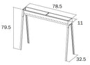 Cuoci Arrosticini a Carbone 78,5 cm Lisa Luxury Torino 80