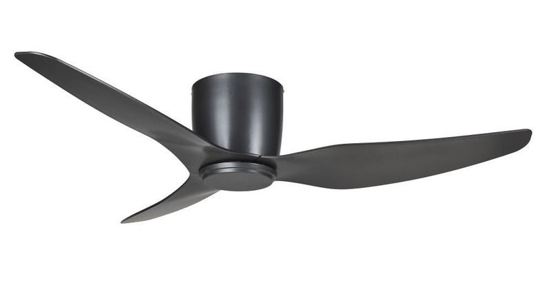 Ventilatore da Soffitto con 3 Pale in Abs Ø127 cm 3 Velocità Martec Flush Nero