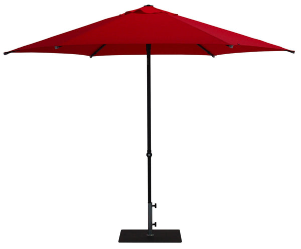 prezzo Ombrellone da Giardino Ø3 m Palo Ø38 mm in Alluminio Tessuto Poliestere Trend Rosso