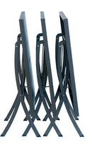 Tavolo da Giardino Pieghevole 140x80x75 cm in Acciaio RD Italia Hermes 140 Antracite