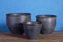 Set 2 Contenitori Decorativo Metallo 18 cm