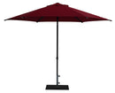 Ombrellone da Giardino Ø3 m Palo Ø38 mm in Alluminio Tessuto Olefin Trend Bordeaux