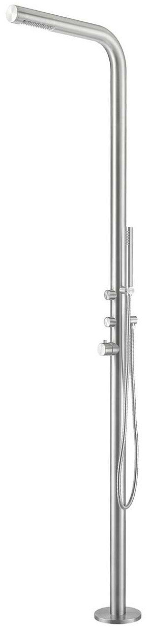 Gartendusche 221x18x56 cm mit Sined Budoni Inox Handbrause acquista