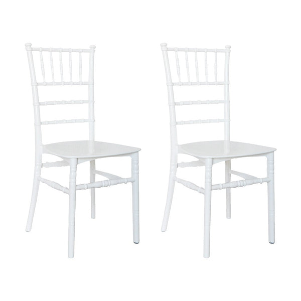 acquista 2er Set Stühle 39x40x91 cm von Chiavari Classic Design White