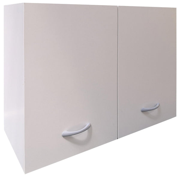 Küchenhängeschrank 2 Türen 80x33x60 cm in Weiß Holz acquista