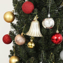 Albero di Natale Artificiale 195 cm 390 Rami Design Alto e Stretto Verde 