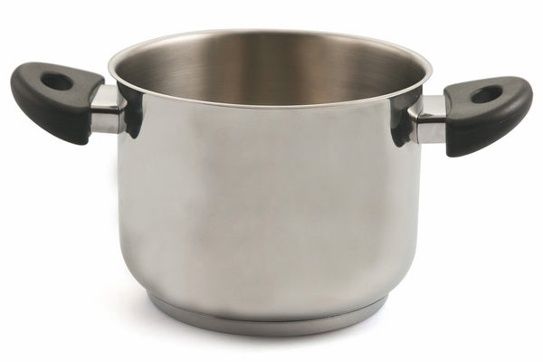 Antihaftbeschichteter Edelstahltopf Ø22cm Dreifacher Boden 2 Griffe Soriani Mia prezzo