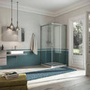 Box Doccia Angolare 2 Ante Scorrevoli In Cristallo Trasparente 6mm H185 Fosterberg Vejle Varie Misure