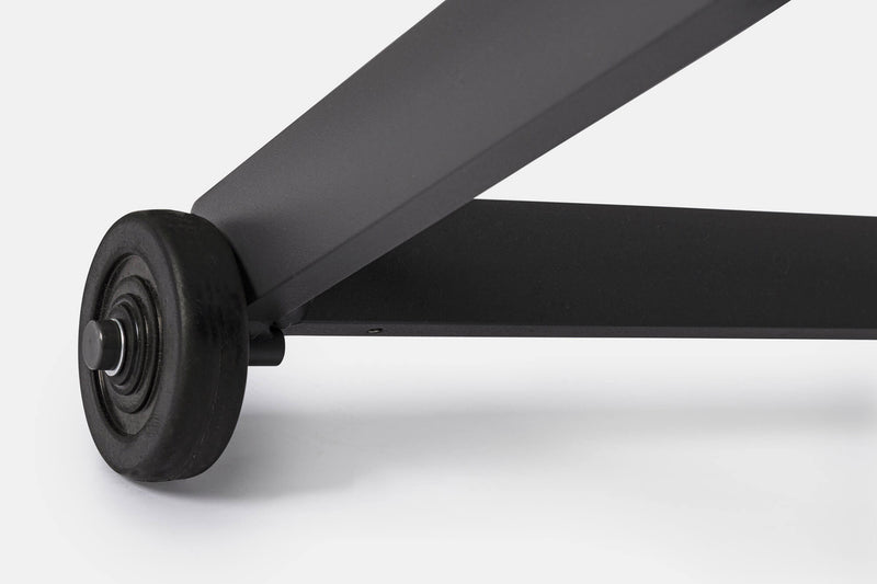 Lettino Prendisole da Giardino 61x192x96 cm con Ruote in Alluminio Antracite