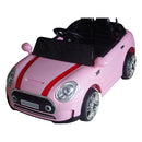 Macchina Elettrica per Bambini 12V Mini Rally Coupè Rosa