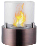 Camino a Bioetanolo da Tavolo Ø13x15,8 cm Vannini Giotto Candle Moka