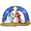 Presepe di Natale Gonfiabile 206x95x157 cm con Luci LED