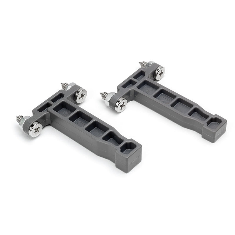 Set di Sagome Montaggio Frontalino Cassetto Vantage Q Plastica Grigia Acciaio e Tecnoplastica Emuca