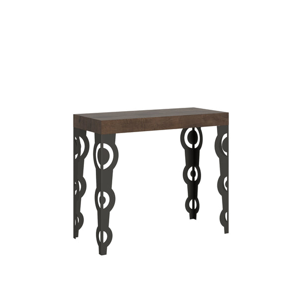 online Consolle Allungabile 90-196x40x77 cm in Nobilitato Marrone