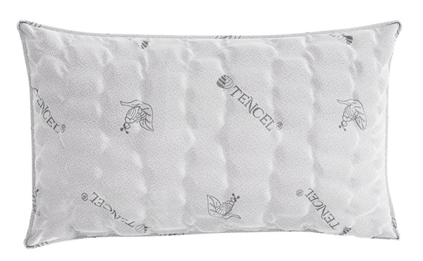 Kissen 45 x 75 cm aus hellgrauem Tencel-Memory-Schaum sconto