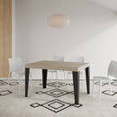  Tavolo Allungabile 140-244x90x77 cm Flame Cashmere Telaio Antracite