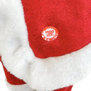 Pupazzo Babbo Natale H90 cm con Luci e Suoni Rosso