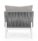 Poltrona 80x85x86h cm con Cuscini Florencia Bianco 