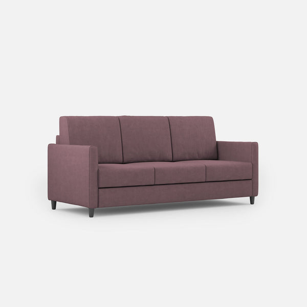 Divano 3 Posti 198x85x85 cm Karay in Tessuto Prugna online