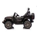 Macchina Elettrica per Bambini Jeep Wrangler Rubicon 12V con Telecomando Nero   