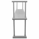 Ripiano per Tavolo da Cucina Ristorante Pizzeria 180x75x30 cm con Mensola in Acciaio