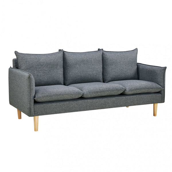 acquista Florin 3-Sitzer-Sofa 188x84x51 h cm in dunkelgrauem Stoff